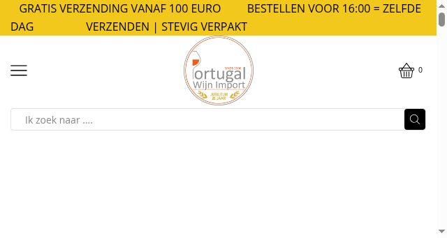 Screenshot of portugalwijnimport.nl