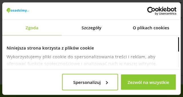 Screenshot of posadzimy.pl