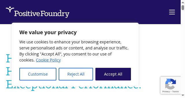 Screenshot of positivefoundry.com