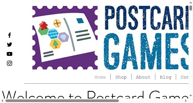 Screenshot of postcardgames.com