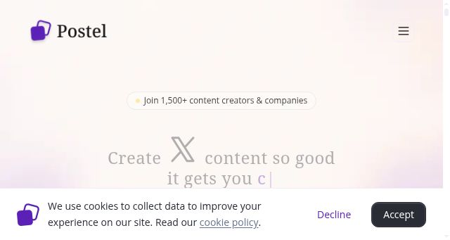 Screenshot of postel.app