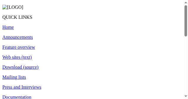 Screenshot of postfix.org