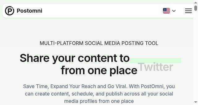 Screenshot of postomni.com