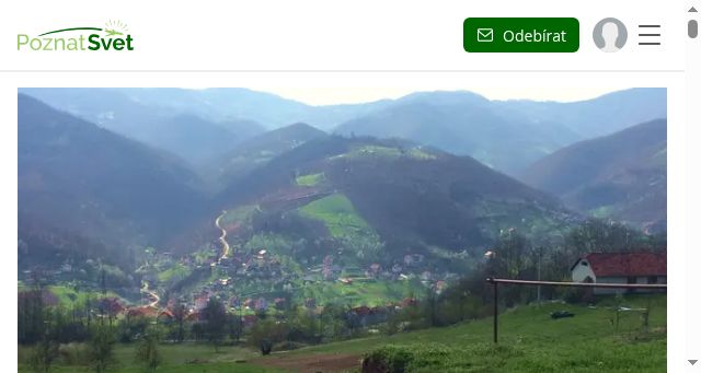 Screenshot of poznatsvet.cz