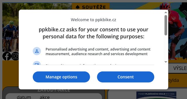Screenshot of ppkbike.cz