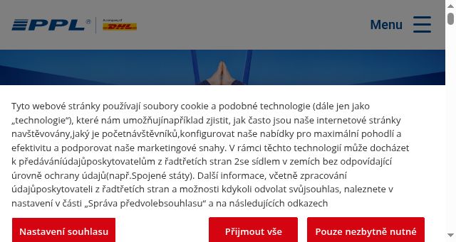 Screenshot of ppl.cz