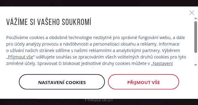 Screenshot of praguebest.cz