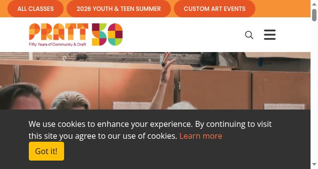 Screenshot of pratt.org