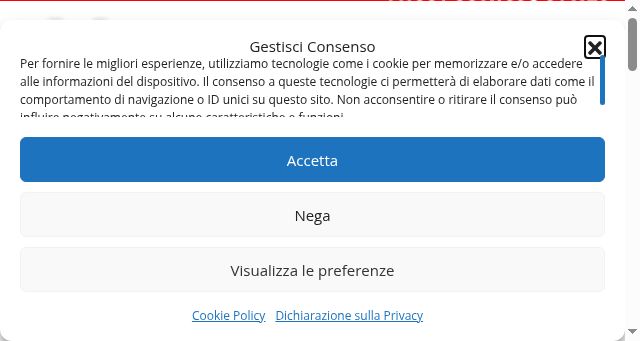 Screenshot of premioliviosossi.it