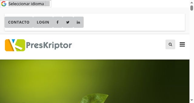 Screenshot of preskriptor.org