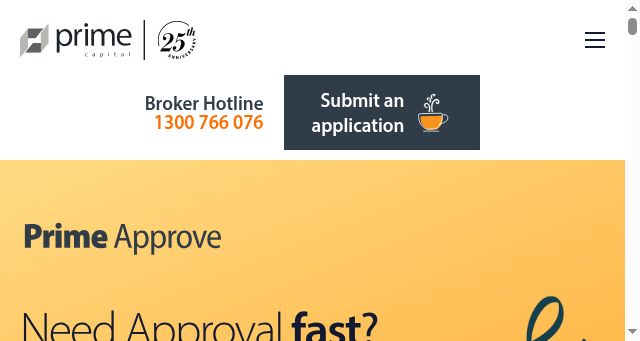 Screenshot of primecapital.com