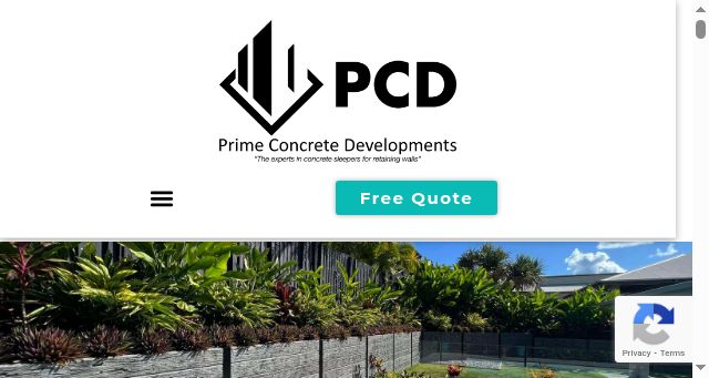 Screenshot of primeconcretedevelopments.com.au