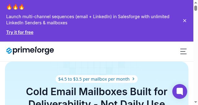 Screenshot of primeforge.ai