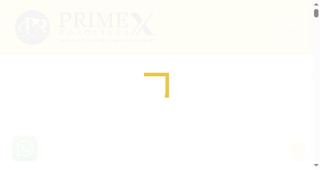Screenshot of primexroadlines.in