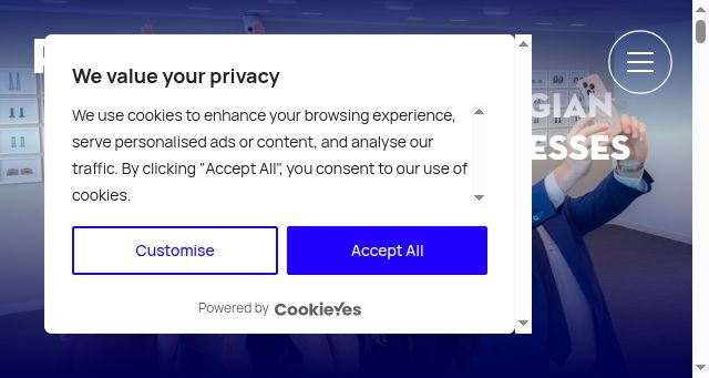 Screenshot of princealbertfund.be
