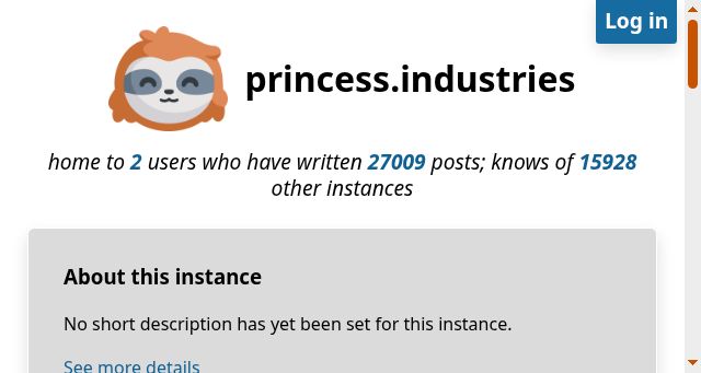 Screenshot of princess.industries