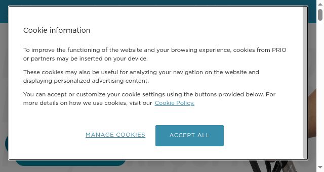 Screenshot of prio.pt