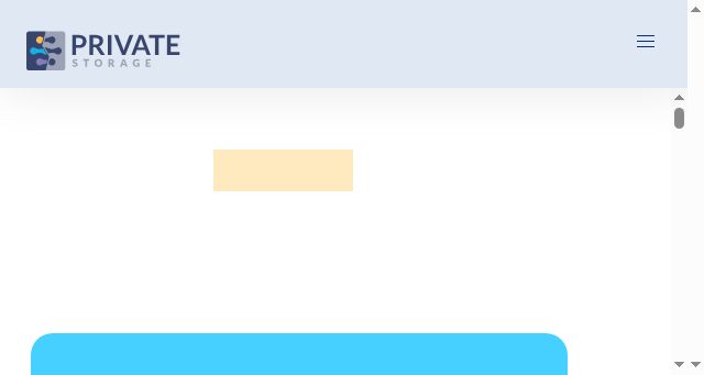 Screenshot of private.storage