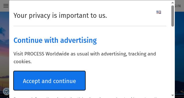 Screenshot of process-worldwide.com