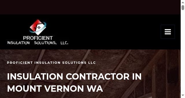 Screenshot of proficientinsulationsolutions.com