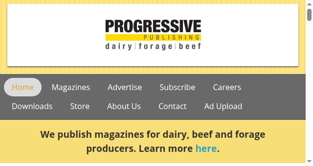 Screenshot of progressivepublish.com