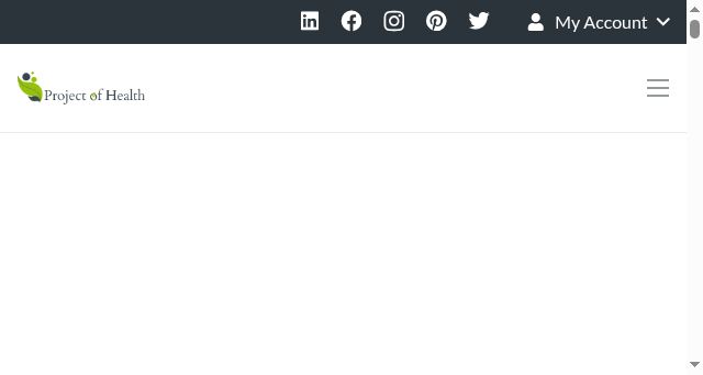 Screenshot of projectofhealth.com