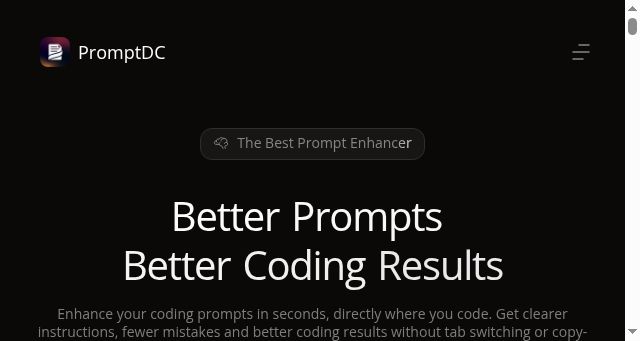 Screenshot of promptdc.com