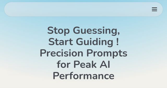 Screenshot of promptpilot.online