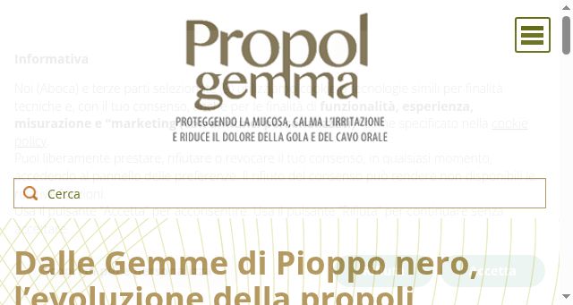 Screenshot of propolgemma.it