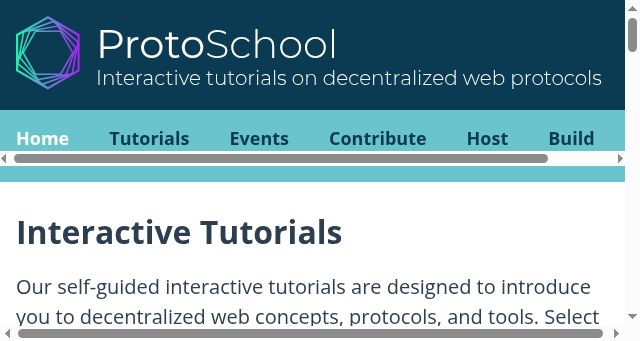 Screenshot of proto.school
