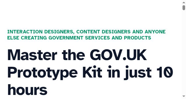 Screenshot of prototypekitcourse.com
