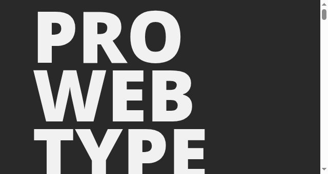 Screenshot of prowebtype.com