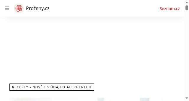 Screenshot of prozeny.cz