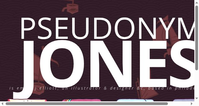 Screenshot of pseudonymjones.com
