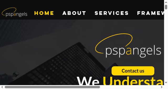 Screenshot of pspangels.com