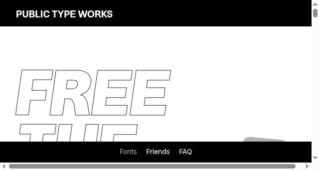 Screenshot of publictype.works
