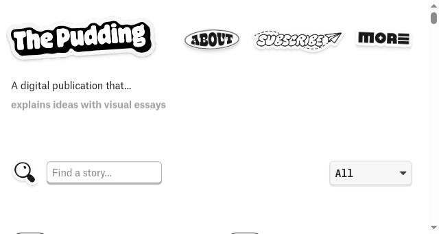 Screenshot of pudding.cool