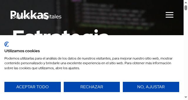 Screenshot of pukkas.com