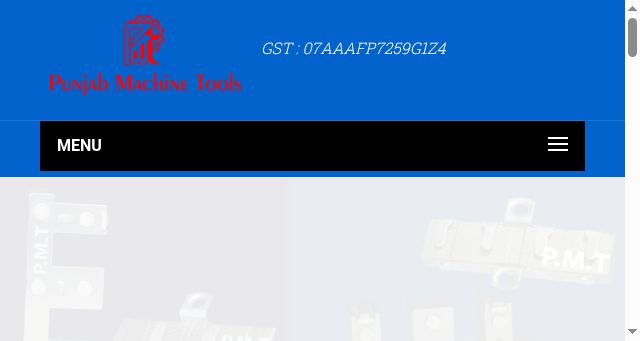 Screenshot of punjabmachinetools.com