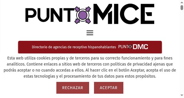 Screenshot of puntomice.com