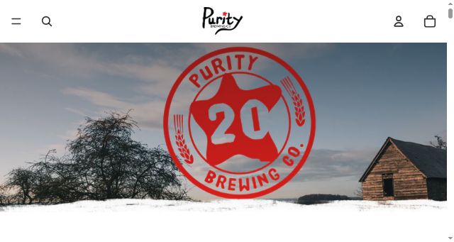 Screenshot of puritybrewing.com