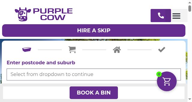Screenshot of purplecowindustries.com.au