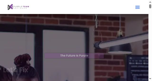 Screenshot of purpleteamsoftware.com