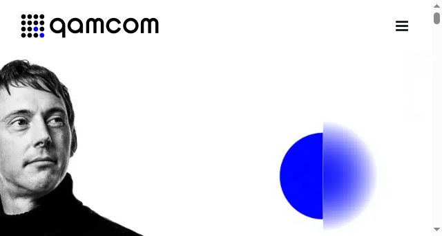 Screenshot of qamcom.com