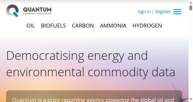 Screenshot of qcintel.com