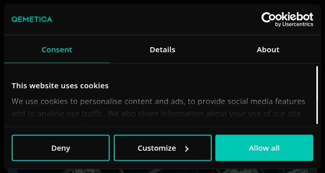 Screenshot of qemetica.com