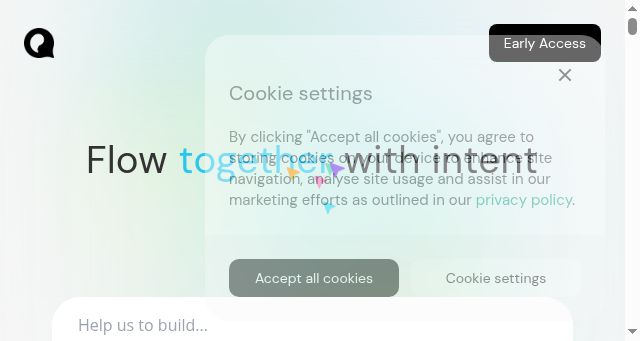 Screenshot of qi.space