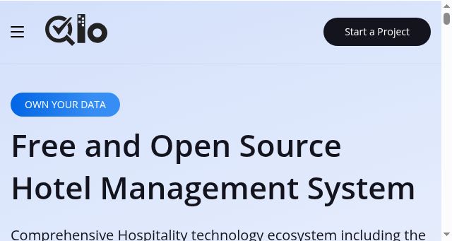 Screenshot of qloapps.com