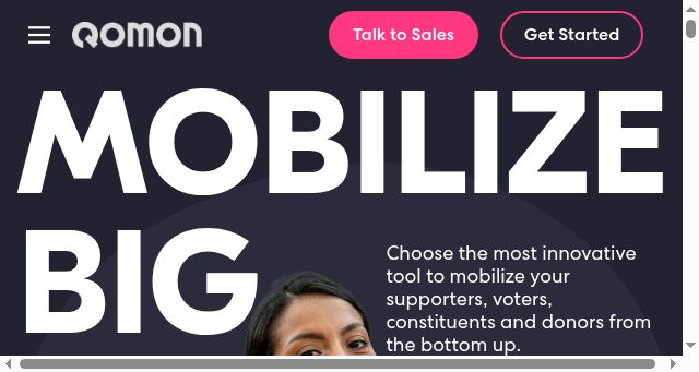 Screenshot of qomon.com