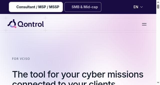 Screenshot of qontrol.io